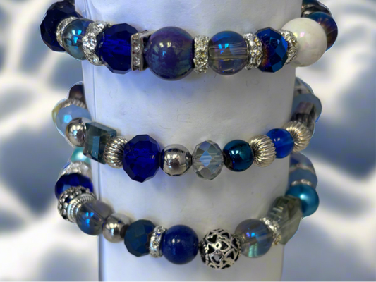 Baubles of Blue Bracelet Set